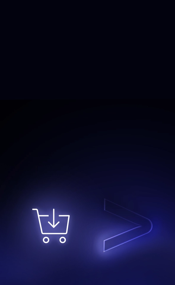 Graphic of a shopping cart symbolizing Vasco launching its first online store. 